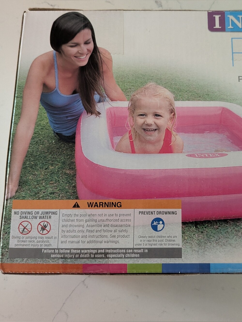 Intex Pink Inflatable Kid's Pool